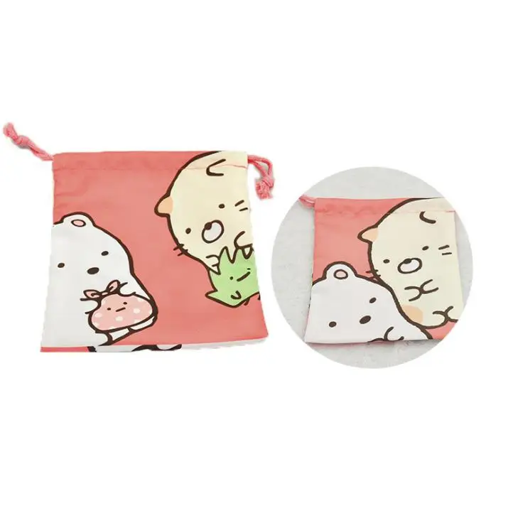 11 1 шт., мультяшная мини сумка Sumikko Gurashi из полиэстера и енота, косметическая сумка для хранения, канцелярские сумки для документов, подарки - Цвет: 11