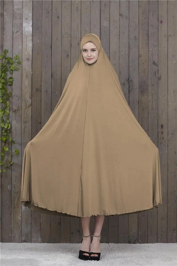 Мусульманские женщины верхняя часть Jilbab длинная хиджаб Абая химар шарф Арабская