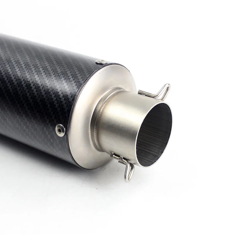 Выхлопная труба Akrapovic для мотоцикла 51 мм Универсальный SC из углеродного волокна