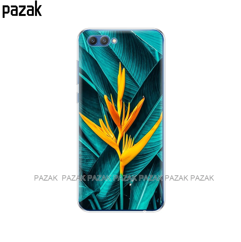 61367 Силиконовый чехол для huawei honor V10 VIEW 10, мягкая задняя крышка из ТПУ для huawei honor 10, защитный прозрачный чехол с принтом - Цвет: 61367