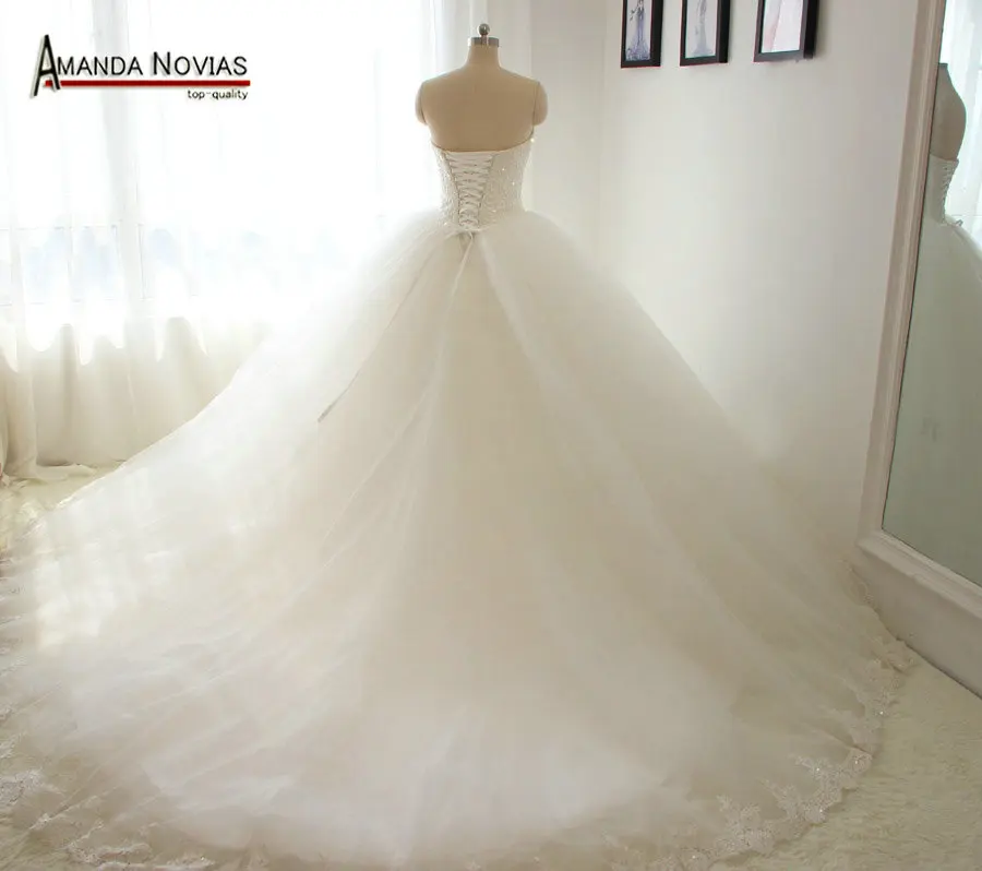 100% реальные фотографии высокое качество свадебное платье без бретелек бренд