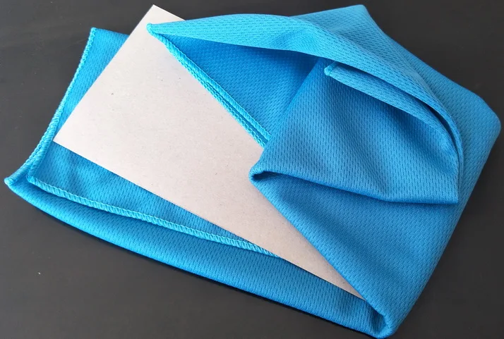 Светильник-голубое охлаждающее полотенце 85*35 см 10 шт. потовое летнее холодное