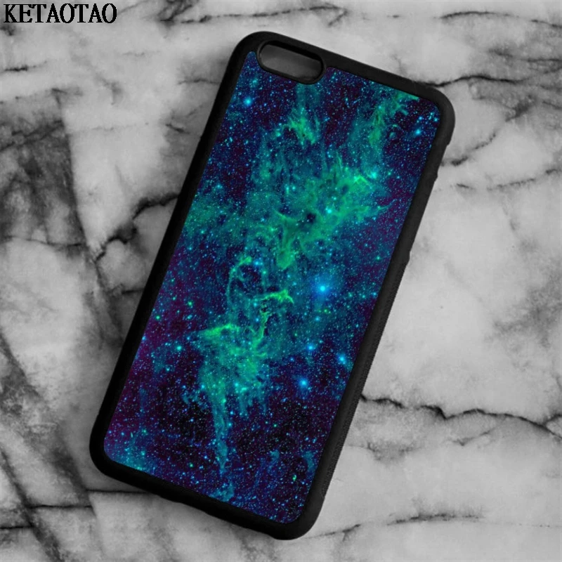 KETAOTAO яркий синий Туманность небо звезды чехол для телефона s iPhone 4S 5C 5S 6 6S 7 8 Plus X