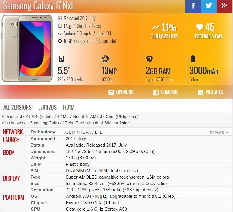 Для Samsung Galaxy J7 NEO J701F ЖК дисплей экран Замена для Core Яркость можно