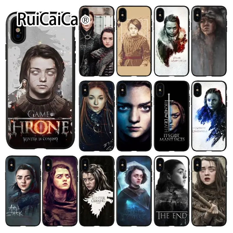 Ruicaica Игра престолов sansa Alia DIY чехол для телефона Apple iPhone 8 7 6 S Plus X XS MAX 5 5S SE XR