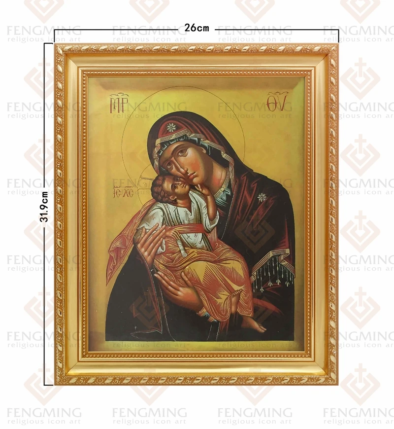 Недорогие Подарки ручной работы подвеска Дева Мария с Иисусом малыш