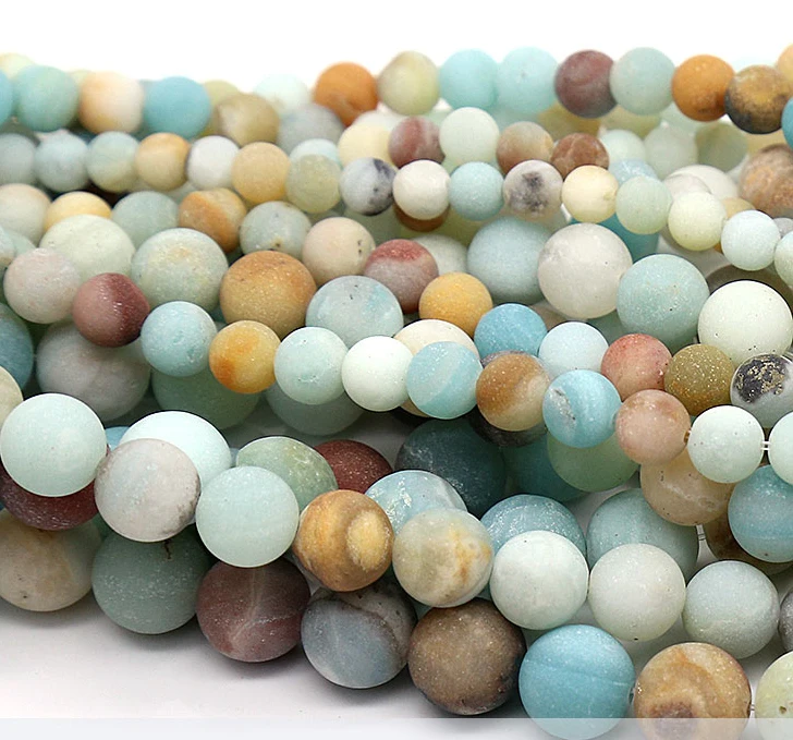 Браслет Amazonite matta из натурального камня мужские ювелирные изделия разделители