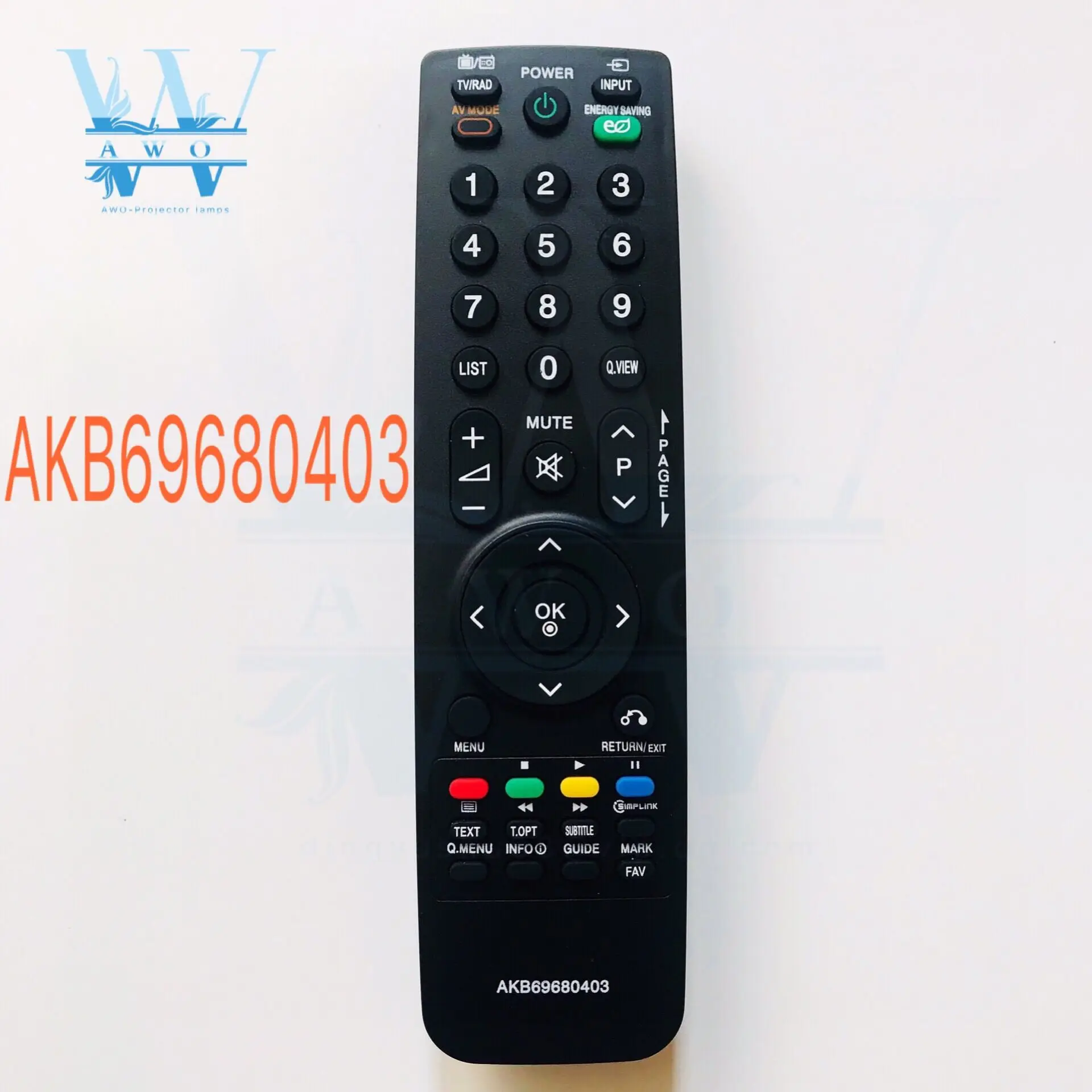 AWO новая AKB69680403 ТВ дистанционного Управление для LG 22LU4010 26LH2010 32LG2100 32LH2000 32LH3000 32LD320