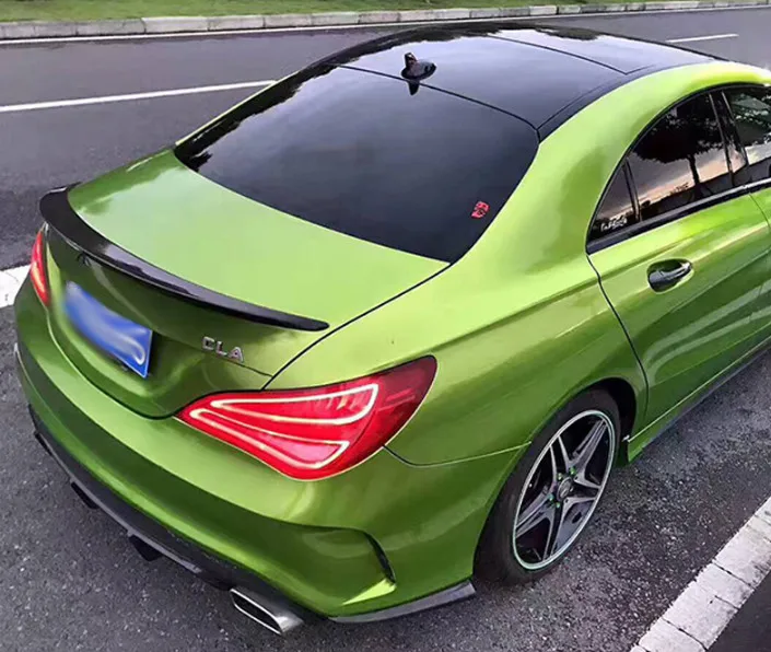 Для Benz CLA W117 спойлер 2013-2017 Высококачественный ABS Материал заднее крыло автомобиля