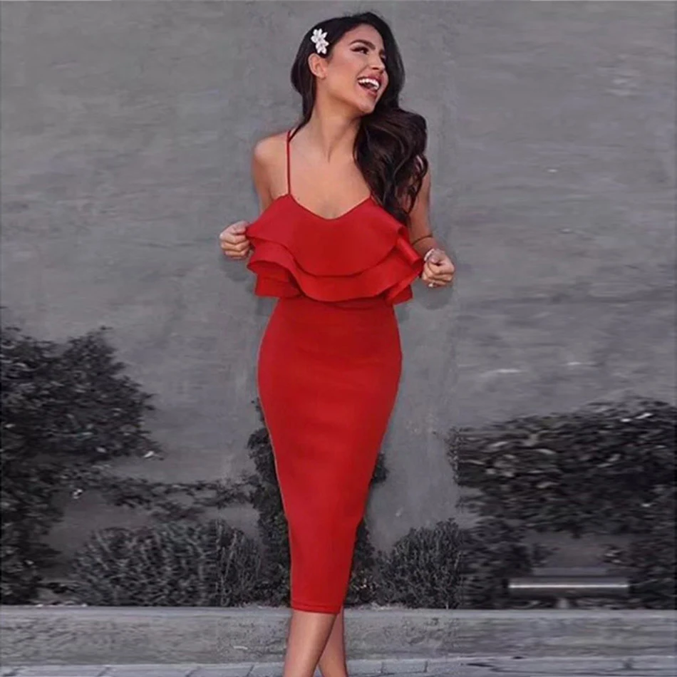 Miss воды 2019 новое облегающее для вечеринки со знаменитостями Бандажное платье