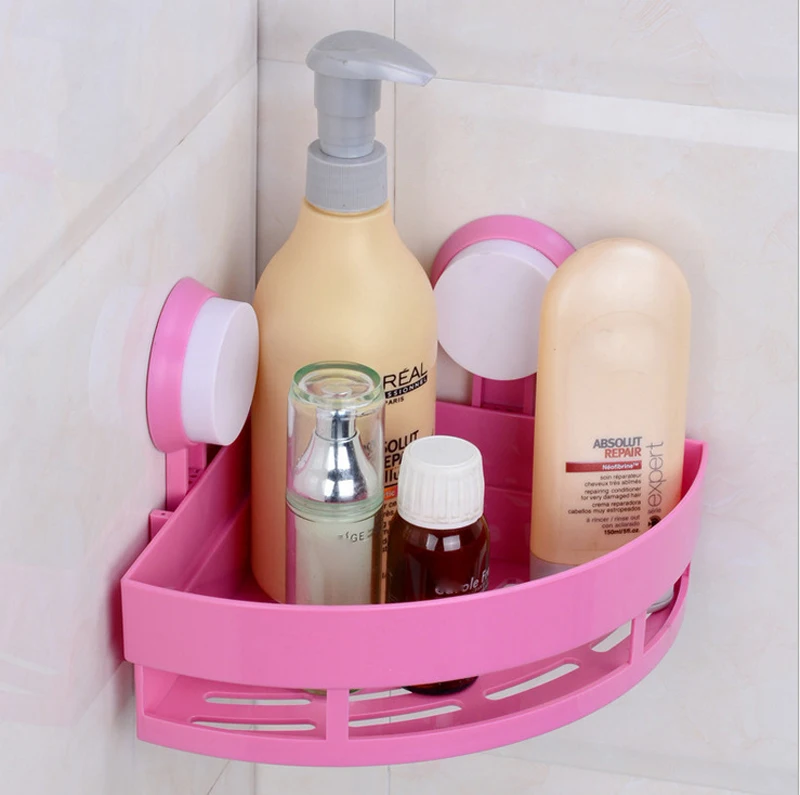 1 предмет Творческий Ванная комната угловой Стеллаж Органайзер настенная полка