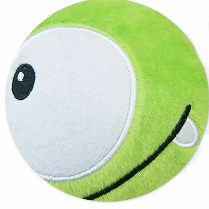 1 шт. 20 см зеленая лягушка Om Nom Frog плюшевая игрушка Большой Глаз мягкая