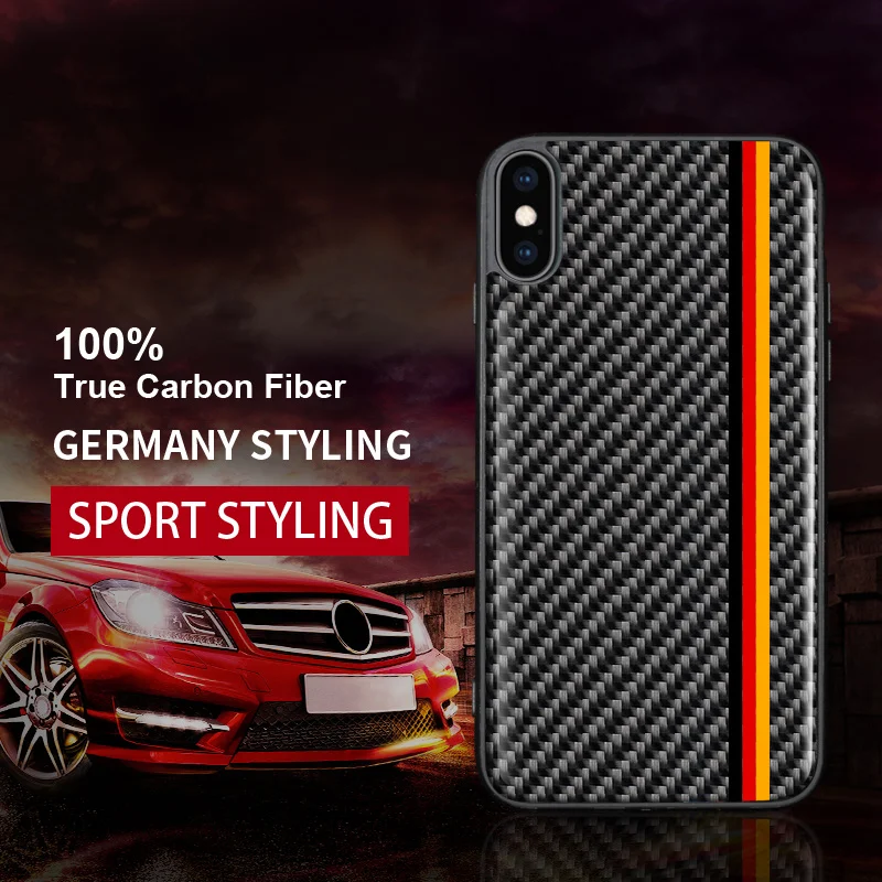 PAL Германия M Power Sport чехол из настоящего углеродного волокна держатель для IPhone XS MAX