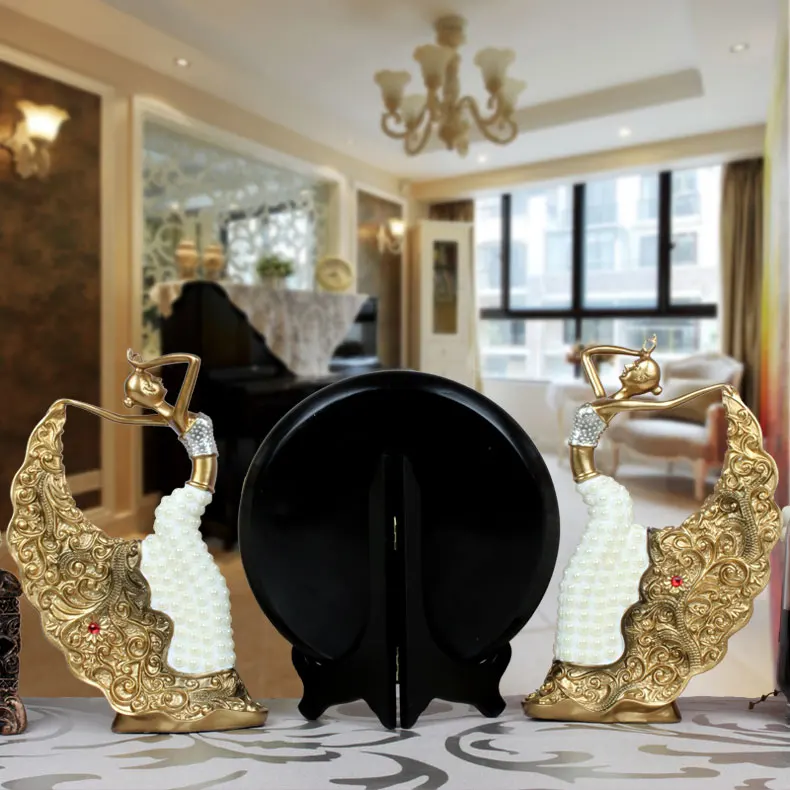 Украшение для гостиной стильное украшение дома павлин танцор фигурка вход вино