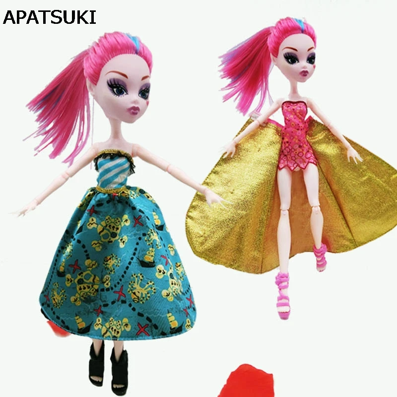 Модные Роскошные платья для кукол Monster High вечерние летние Demon Monster|clothes for monster