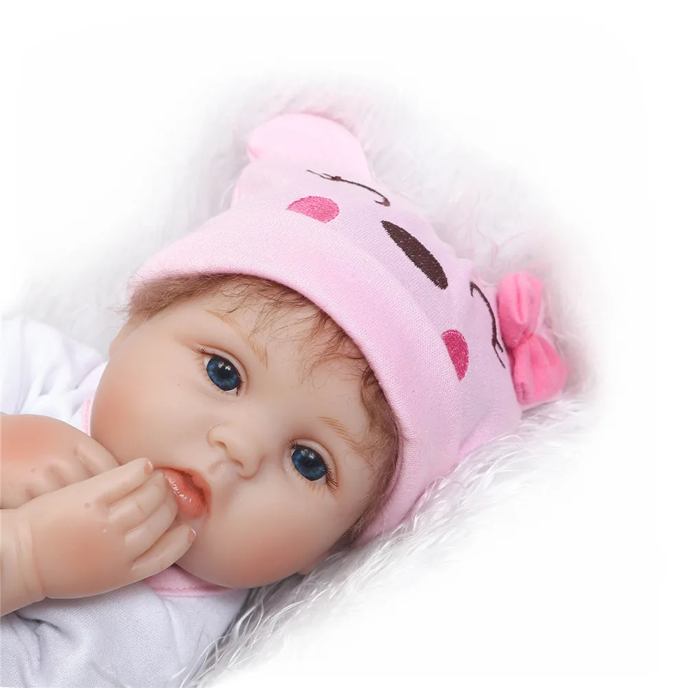 Реалистичная 42 см16 &quotbebe мягкая силиконовая кукла для новорожденных игрушки