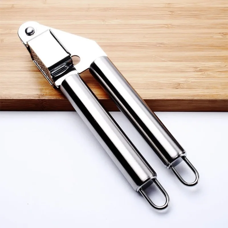 1 шт Высокое качество Нержавеющая сталь чеснок Пресс Горячая Кухня овощей фарш