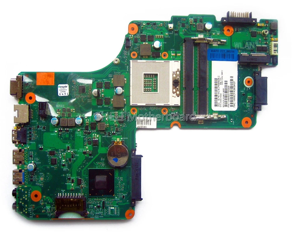 SHELI V000275560 материнская плата для ноутбука Toshiba Satellite C850 C855 L850 L855 6050A2541801 UMA HD 4000 | Материнские платы -32931081148