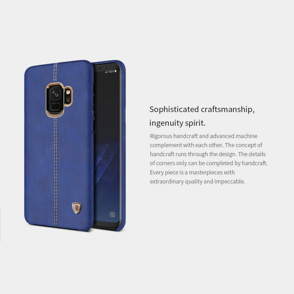 Чехол для samsung Galaxy S9 Nillkin Englon кожаный чехол защитный чехол элегантный британский Современный Стиль чехол для Galaxy S9