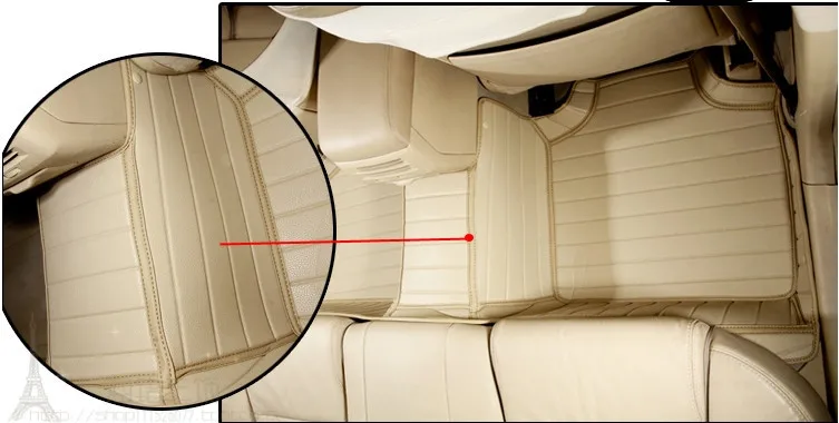 Хорошие коврики! Специальные коврики для Nissan Quest 7 мест-2011 прочные водонепроницаемые ковры для Quest