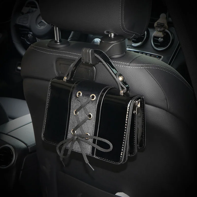Car Headrest Hook Phone Stand Car Seat Hook For Mitsubishi motors asx lancer 10 9 x outlander xl pajero sport 4 l200 carisma
