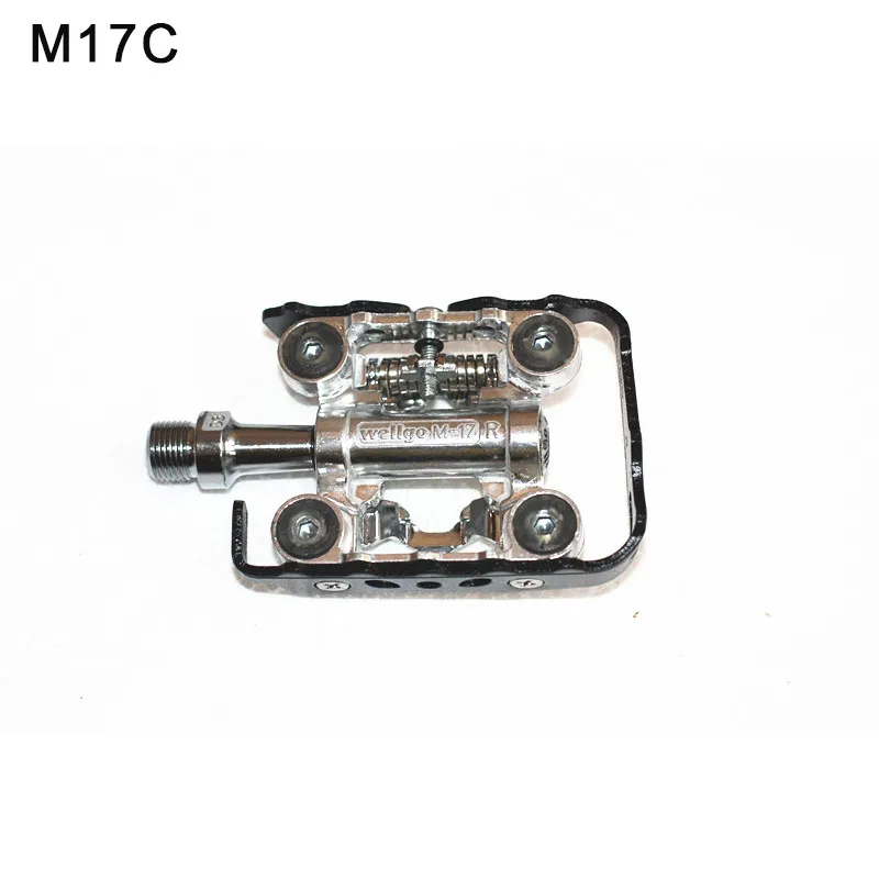 Wellgo Pedal WPD-M17C Bicycle Pedals Mountain Bike Two-Sided Dual-Use Lock Step pedal bicycle parts | Спорт и развлечения