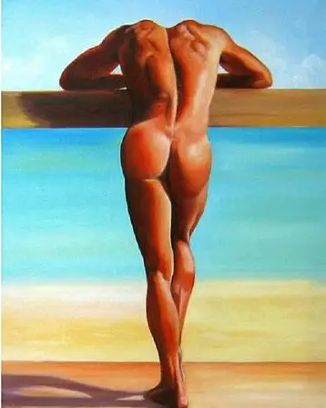 Алмазная вышивка &quotсделай сам&quot Приморская живопись для геев мускулов человек