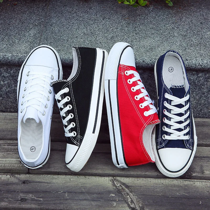 

Fashionable Youth Spring Summer Lightweight Canvas Shoes Lovers Casual Breathable Sneakers Lace Up Flats Shoes zapatos de hombre