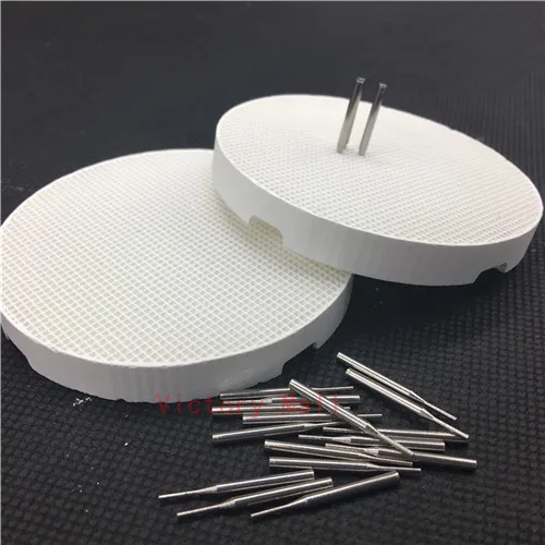 2tray 20pins Стоматологический лабораторный с ячейками Круглые Обжимные лотки с металлическими шпильками стоматологический техник поставки - Цвет: 2tray 20pins