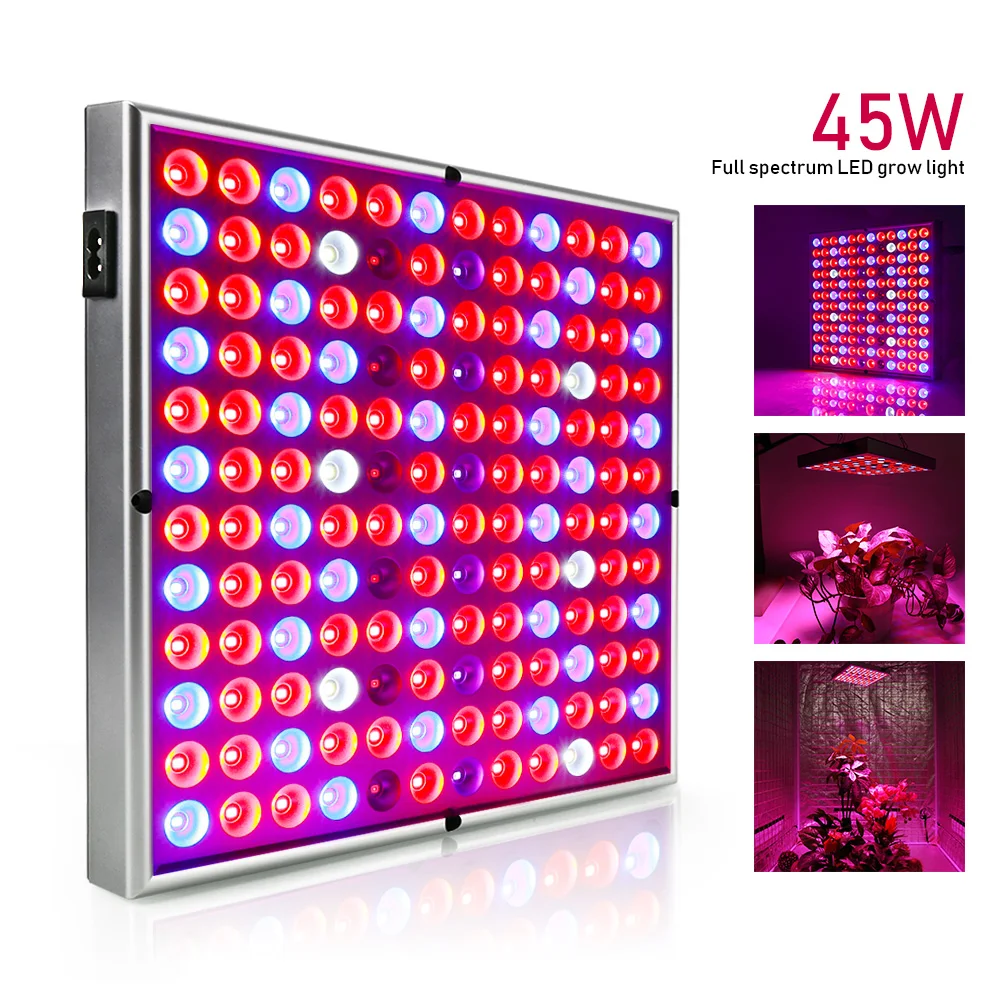 25 Вт 45 лампа для выращивания растений полный спектр светодиодный светильник