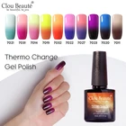 УФ Гель-лак для ногтей Clou Beaute, изменяющий температуру, 10 мл, Гель-лак для ногтей, термогель для маникюра, цветной Гибридный лак для дизайна ногтей