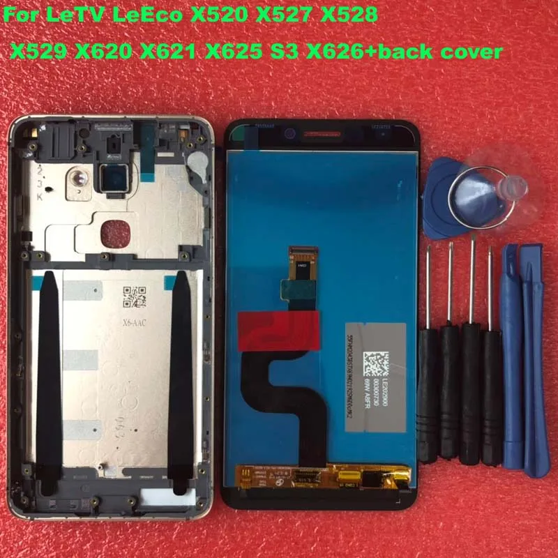 Задняя крышка + оригинальный для LeTV LeEco Le 2 дисплей сенсорный экран S3 X626 ЖК X620 X526 X527