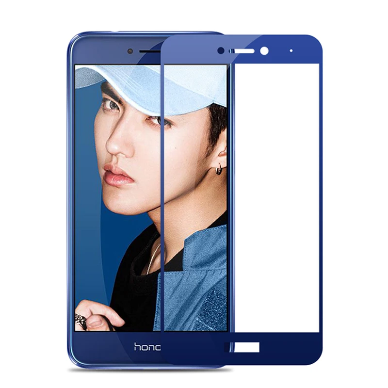 Защитное стекло для huawei honor 8 lite light закаленное экрана Защитная крышка honer pro 8c 8x8 x c