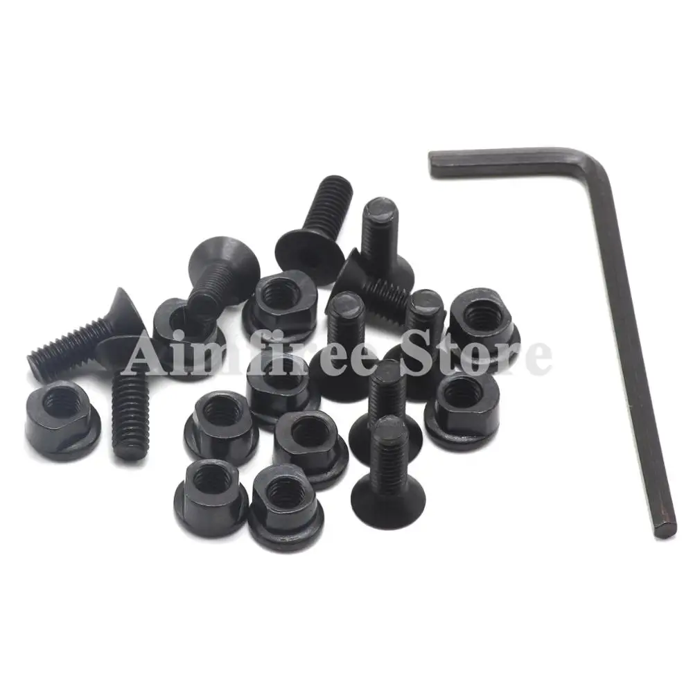 Набор запасных винтов и гаек KeyMod для направляющих Keymod 10 шт. аксессуары