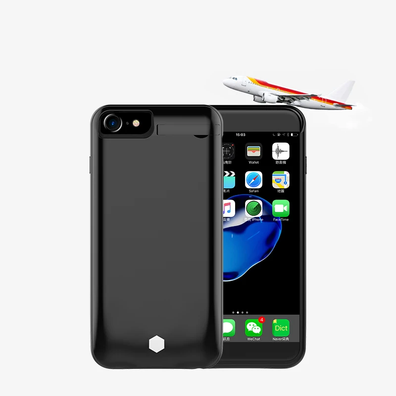 Для iPhone 8 7 6 6S Plus чехол для аккумулятора 3800/4800/5000/7500mAh аккумулятор зарядное