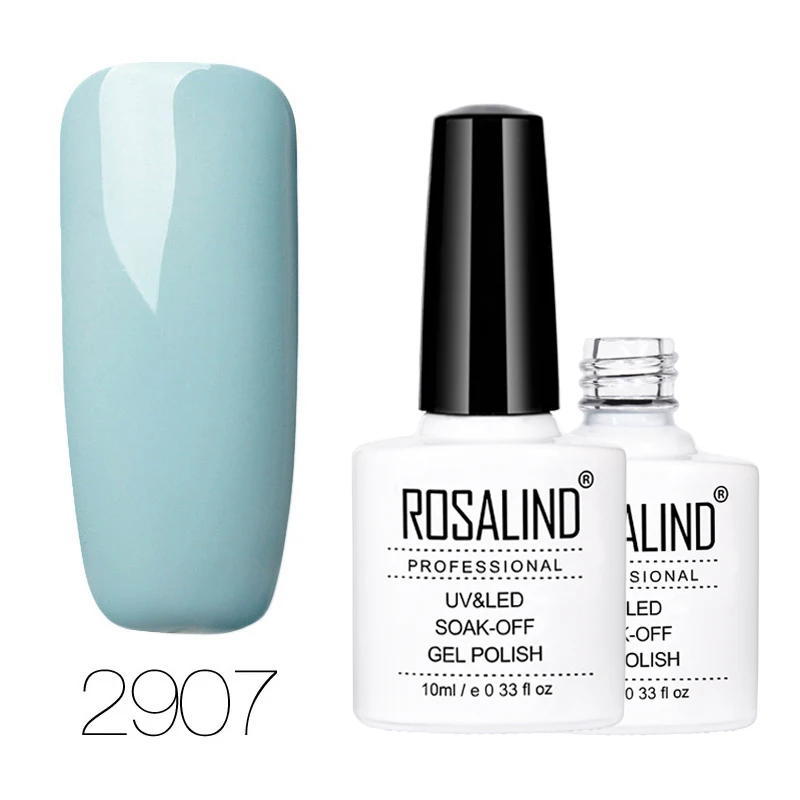 2907 ROSALIND, 10 мл, 68 цветов, серия, Гель-лак для ногтей, Гель-лак для ногтей, гель-краска, замачиваемый, Vernis, полуперманентный, УФ-гель для ногтей - Цвет: 2907