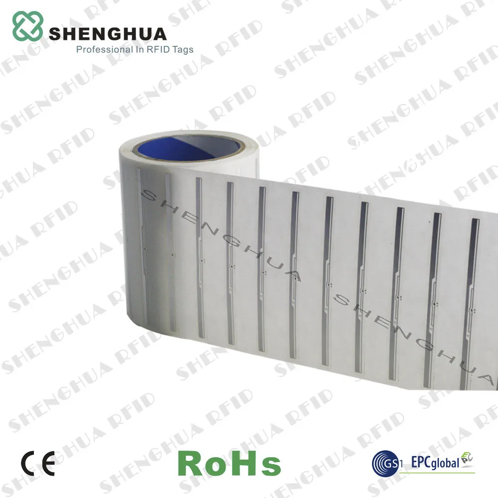 10 шт./лот влажная инкрустация пассивная UHF недорогая бумага RFID-метка для