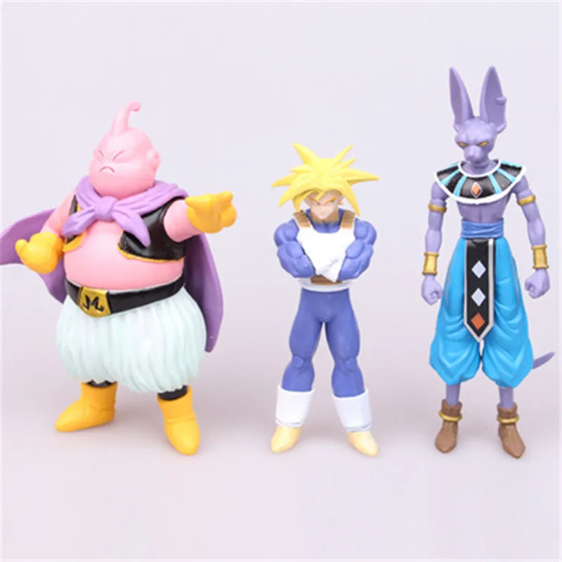 Экшн Фигурка Драконий жемчуг Z трусы Beerus Goku Majin Buu ПВХ Коллекционная модель