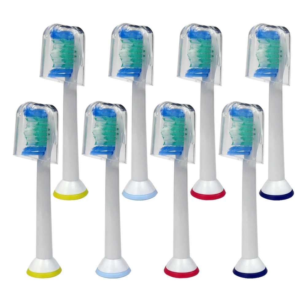 8 шт Съемные насадки для зубной щетки HX6014 для Philips Sonicare ProResults HX6013 HX6530 HX6930 HX6950 HX6730 HX3110 HX6721 6512