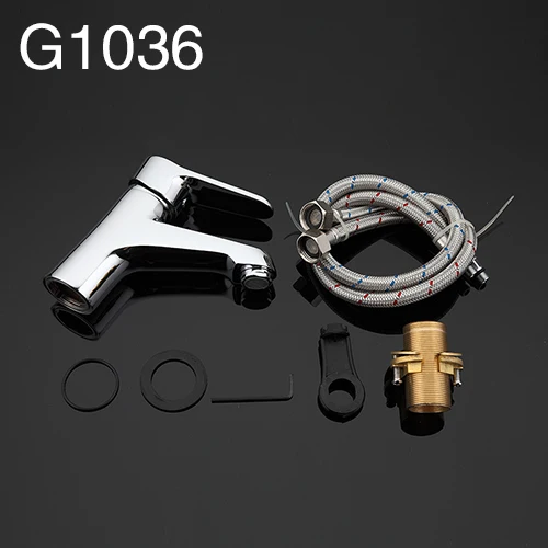 G1036 GAPPO смеситель для воды, кран для раковины, смеситель для раковины, хромированный латунный кран, кран для раковины, смесители для раковины на одно отверстие, смеситель для раковины G1036 - Цвет: G1036