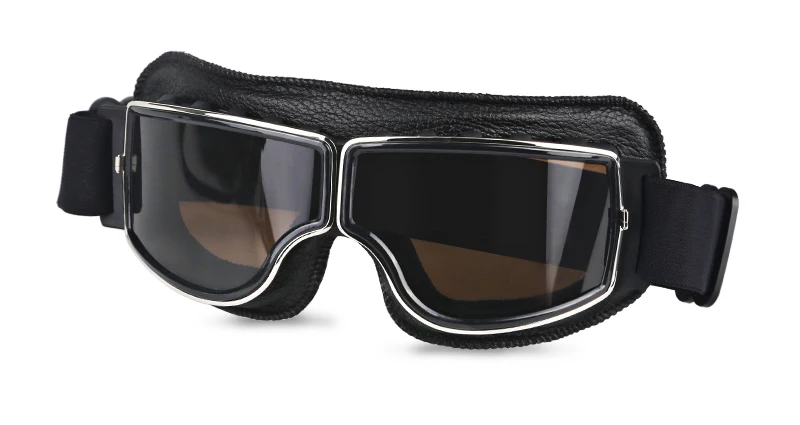 

Classic Motorcycle Goggles Vintage Retro Glasses UV Protection Riding Motor Glasses Outdoor Scooter