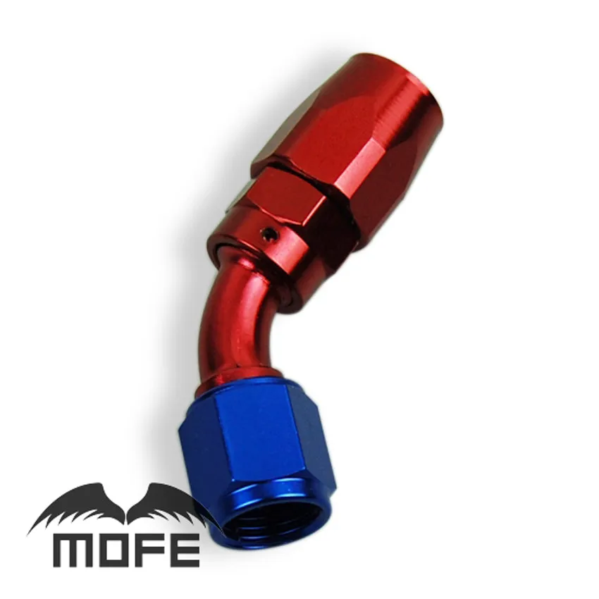 MOFE AN4/AN6/AN8/AN10 Масляный/топливный/поворотный шланг алюминиевый фитинг поворотный