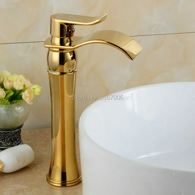 Бесплатная доставка Лидер продаж дизайнерский латунный кран с широким носиком