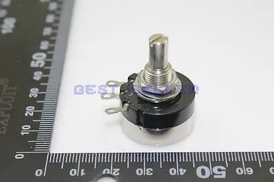 

10pcs RV24YN 20S B254 250Kohm Carbon Composition Rotary Taper Potentiometer 10