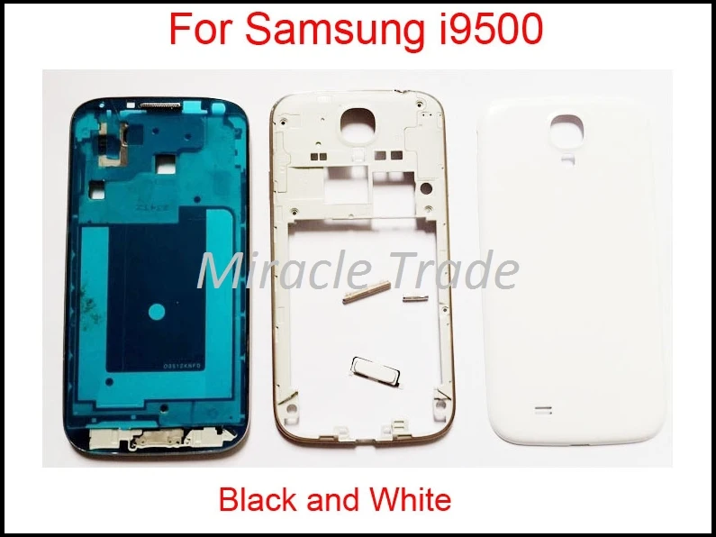 Original Complete Housing Faceplate +Middle Frame+Battery Door+Buttons For Samsung Galaxy S4 i9500 | Мобильные телефоны и