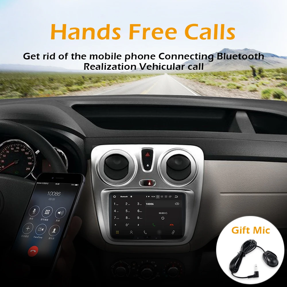" HD цифровой сенсорный экран 1080P видео Android 9,0 автомобильное радио gps для Renault Duster Dacia Sandero Captur Lada Xray 2 Logan 2