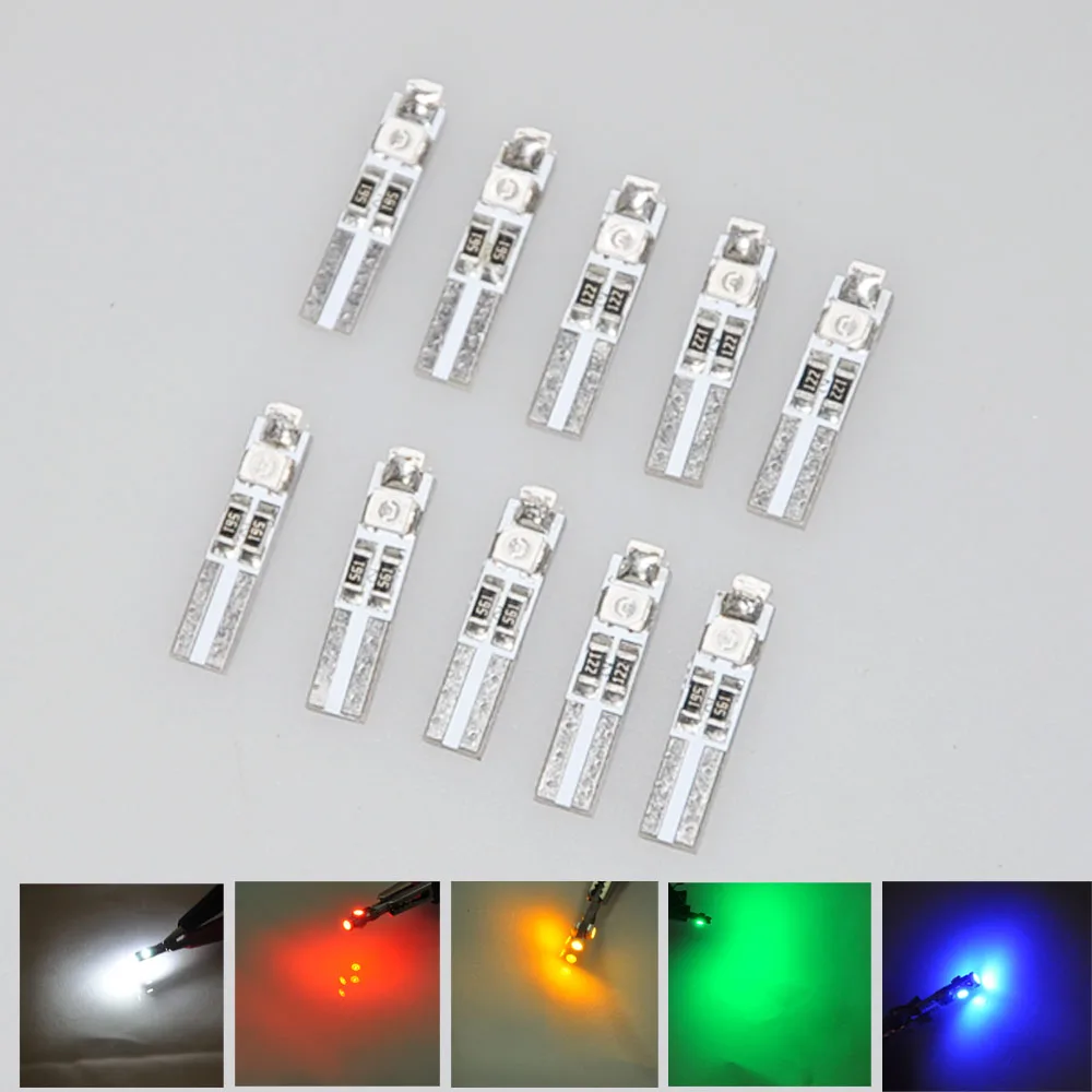 50 шт. T5 3 3528 SMD приборная панель приборной панели клиновидная лампа белого