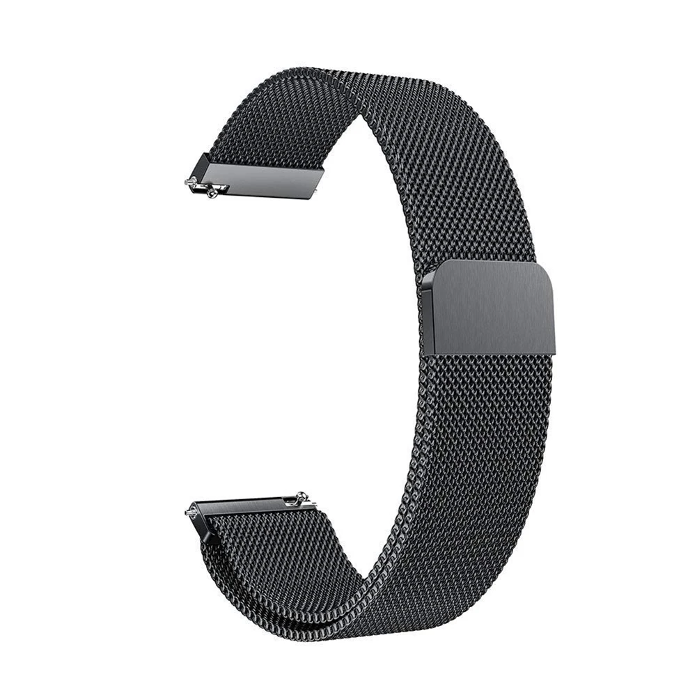 Для Garmin vivoactive3 Миланская петля магнитный металлический браслет из нержавеющей стали для Garmin vivoactive3 ремешок для часов