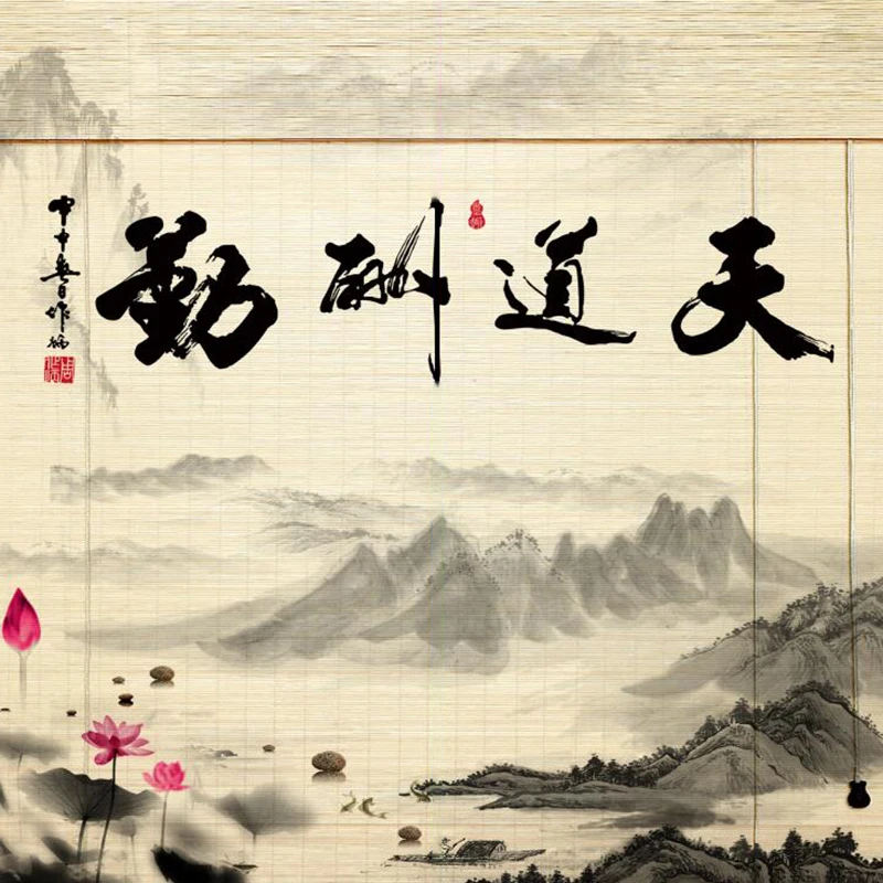 Mr bamboo китайские рулонные жалюзи на заказ для дома затемненные перегородки деко