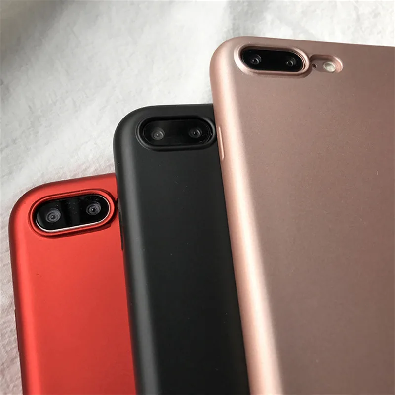 Роскошные ультра тонкий противоударный чехол для iPhone 8 6s 7 плюс покрытие ТПУ Броня